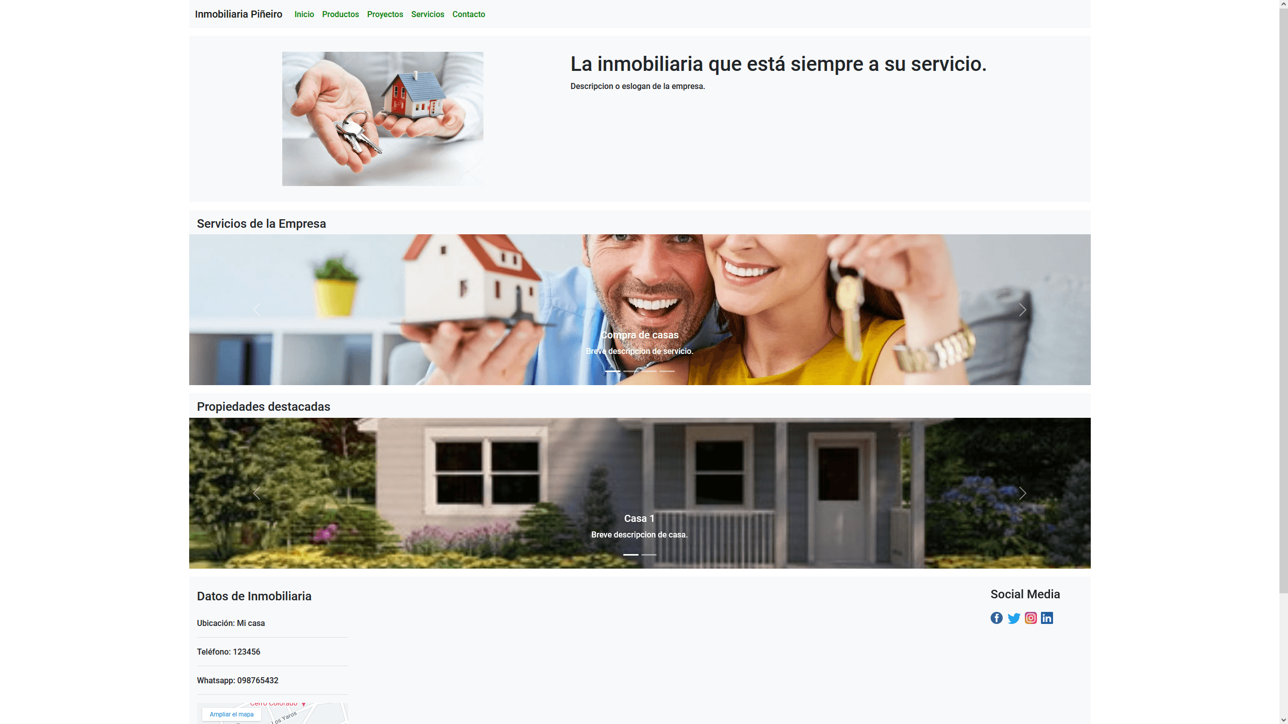 Real State Web proyect image